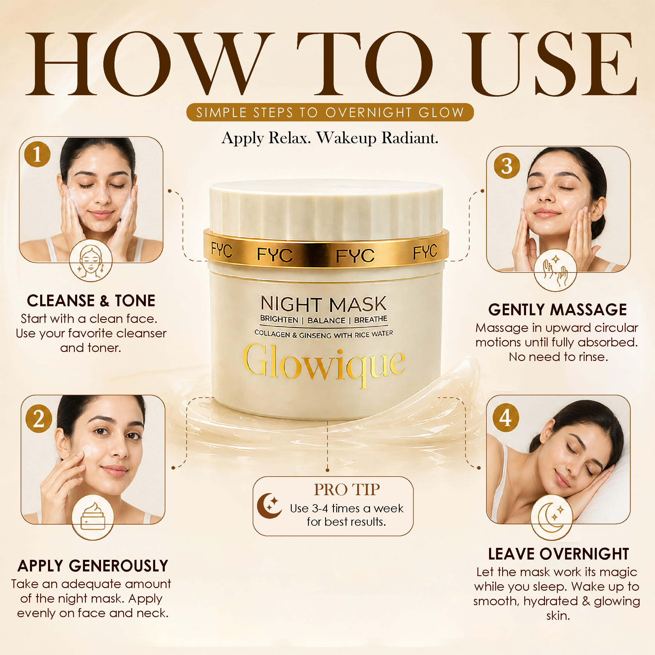 fyc-professional-night-mask-50g - Image 4 - Buy from Indicrest