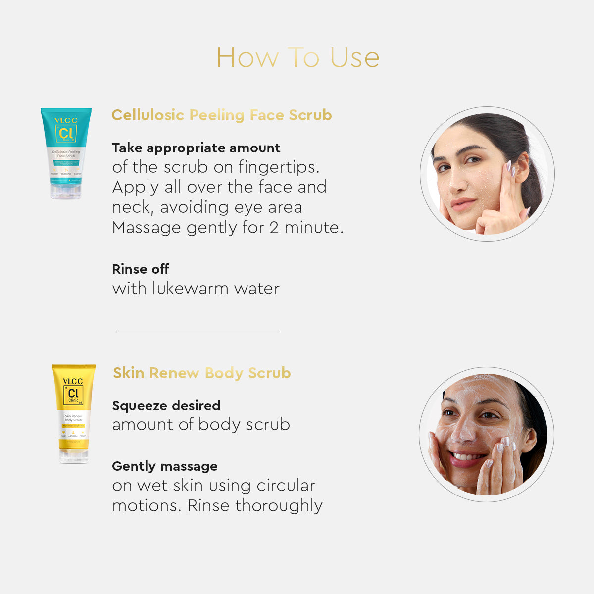 VLCC Peel and Exfoliate Skin Renew Face and Body Scrub Combo - Image 6 - Buy from Indicrest