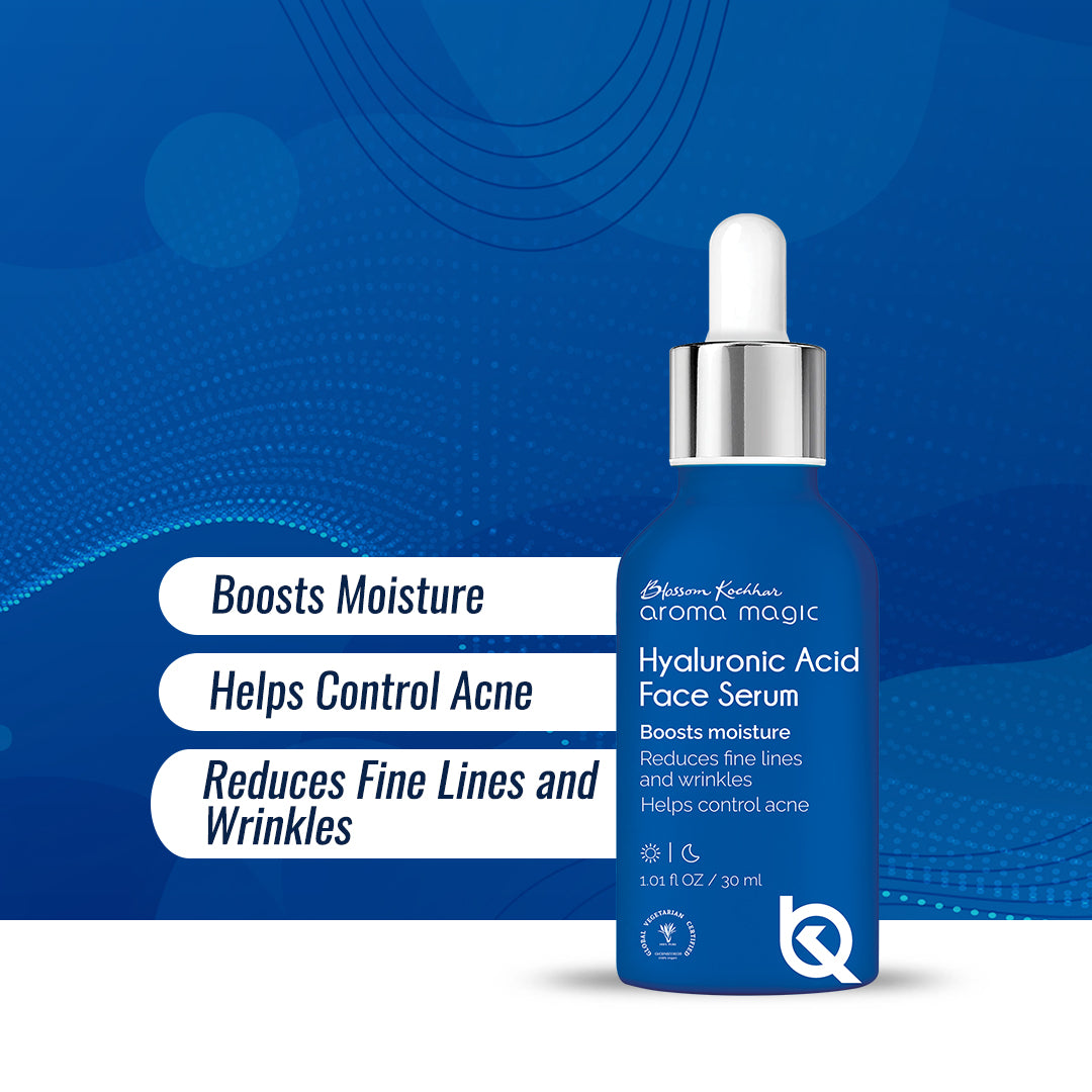 Aroma Magic Hyaluronic Acid Face Serum - Deep Hydration, Reduced Fine Lines, and Acne Control, 30ml - Image 3 - Buy from Indicrest