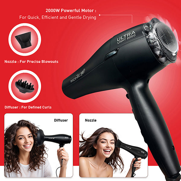 Ikonic Me- Ultralight 2000 Hair Dryer