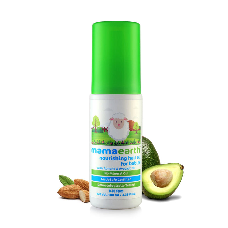 Mamaearth Nourishing Hair Oil for babies, 100ml - Buy from Indicrest