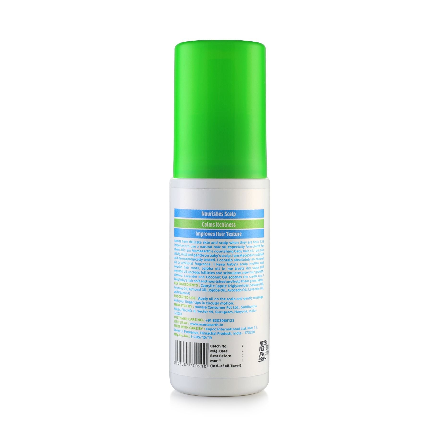 Mamaearth Nourishing Hair Oil for babies, 100ml - Image 3 - Buy from Indicrest