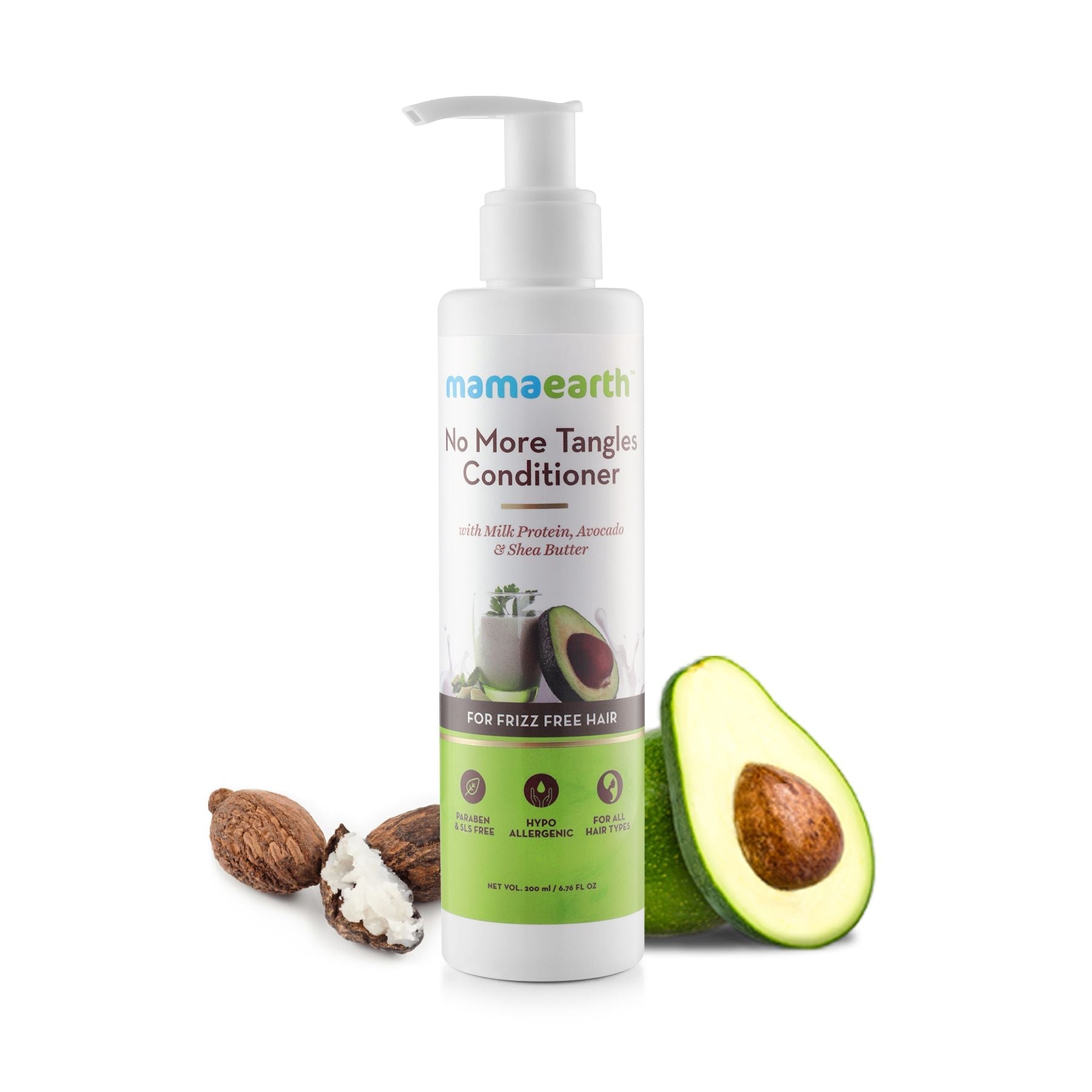 Mamaearth No More Tangles Conditioner for frizz free hair, 200ml - Buy from Indicrest