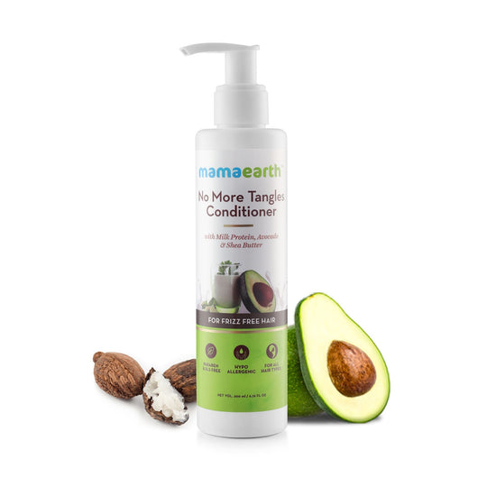 Mamaearth No More Tangles Conditioner for frizz free hair, 200ml - Buy from Indicrest