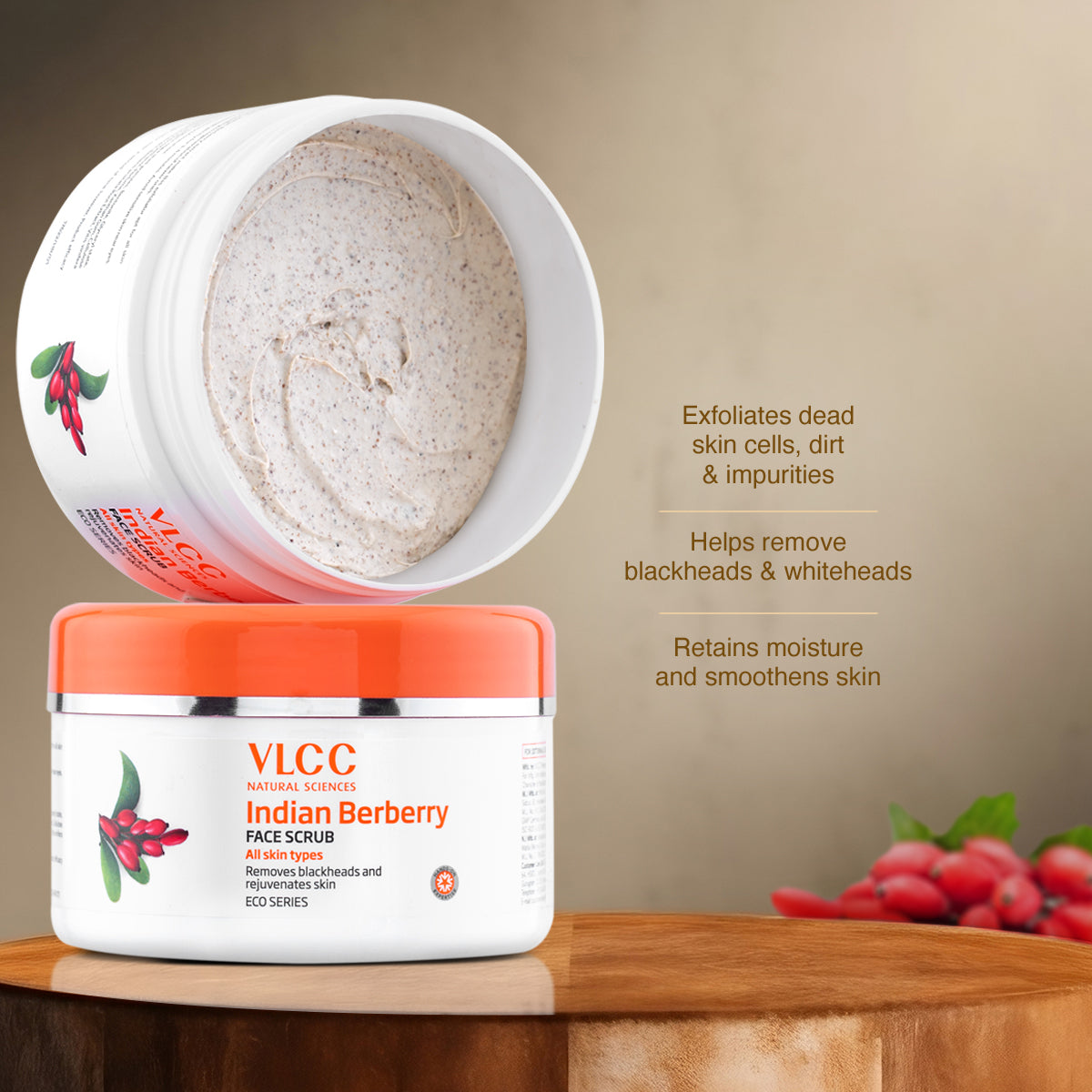 VLCC Indian Berberry Face Scrub - 200 g - Image 5 - Buy from Indicrest