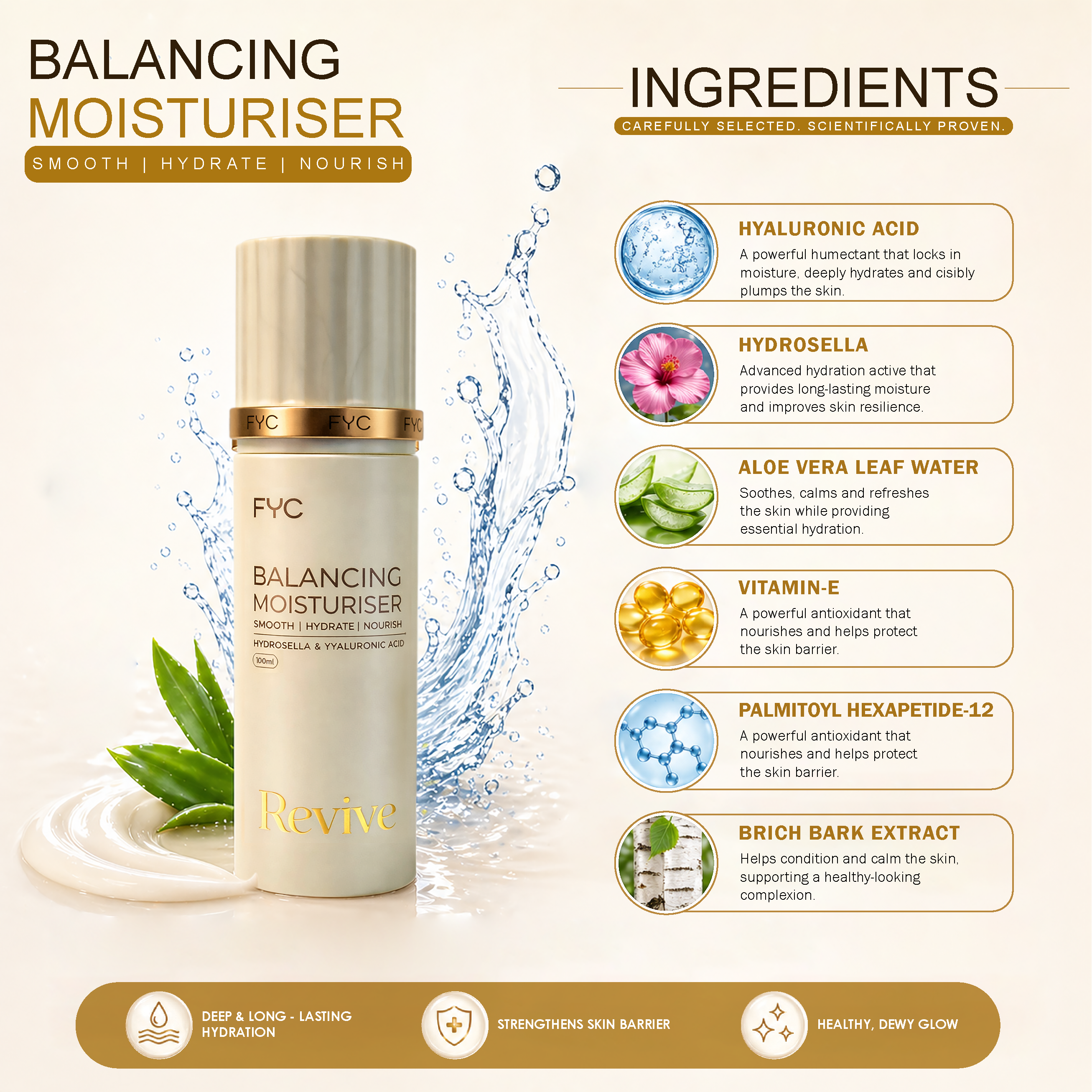 fyc-professional-balancing-moisturiser-revive-100ml - Image 3 - Buy from Indicrest