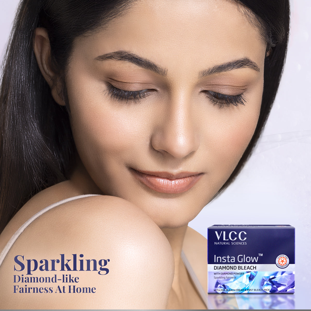 VLCC Insta Glow Diamond Bleach - 402 g - Image 3 - Buy from Indicrest