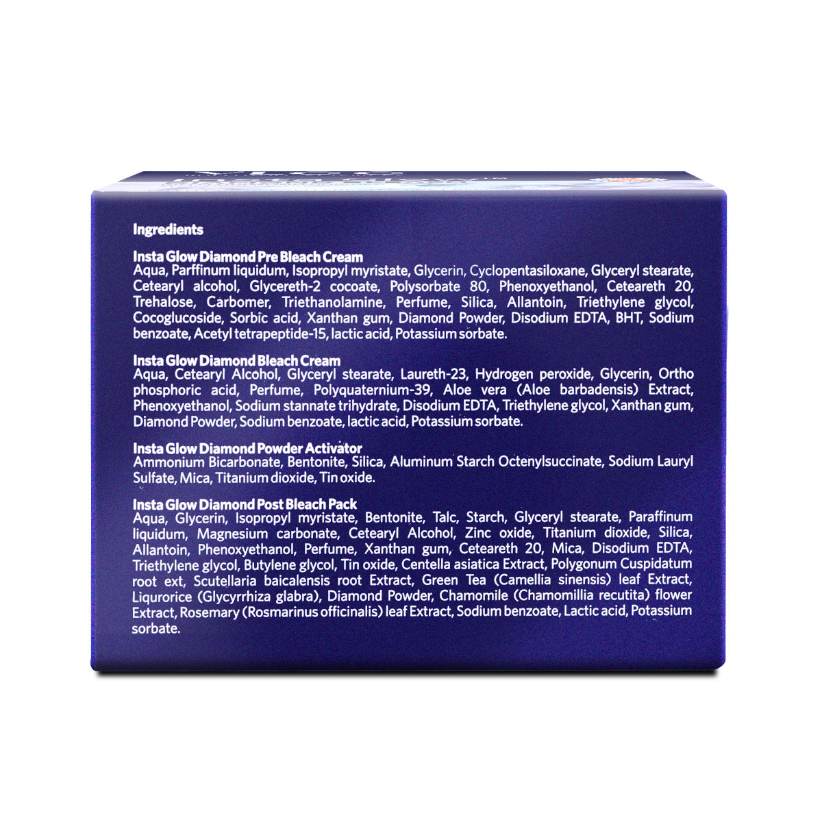 VLCC Insta Glow Diamond Bleach - 60 g - Image 7 - Buy from Indicrest