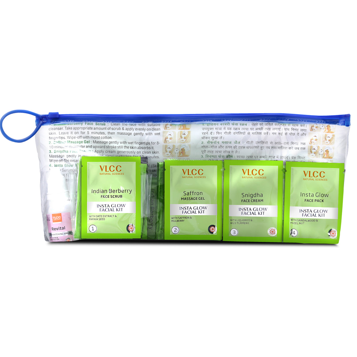 VLCC Pedi Glow Foot Care Kit and Salon Series Insta Glow Facial Kit - Image 5 - Buy from Indicrest