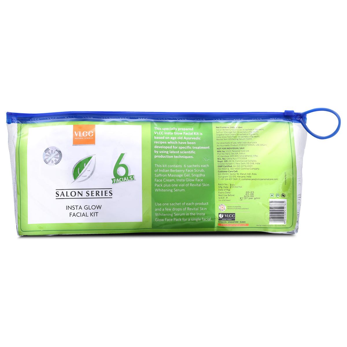 VLCC Salon Series Insta Glow and Anti-Tan Facial Kit - Image 3 - Buy from Indicrest