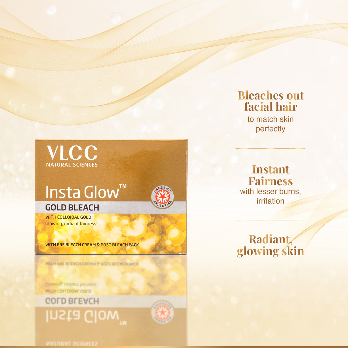VLCC Insta Glow Gold Bleach - 30 g - Image 6 - Buy from Indicrest