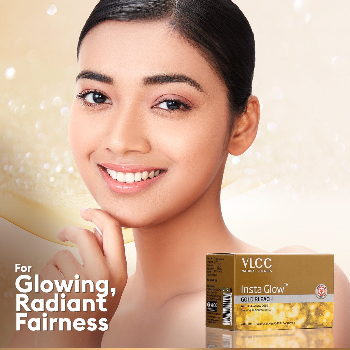 VLCC Insta Glow  Gold Bleach - 60 g - Image 8 - Buy from Indicrest