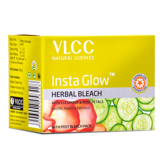 VLCC Insta  Glow Herbal Bleach - 27 g - Buy from Indicrest