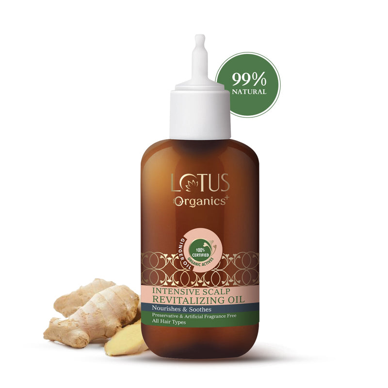 Lotus Herbals Organics+ Intensive Scalp Revitalizing Oil, 100ml