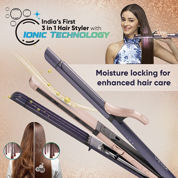 Vega Ionic 3 in 1 Hair Styler - VHSCC-08 Buy at Indicrest Image 3
