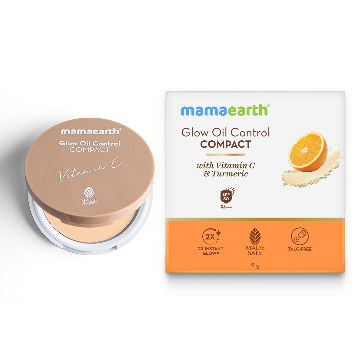 Mamaearth Glow Oil Control Compact With SPF 30, 9g |Ivory Glow - Image 7 - Buy from Indicrest