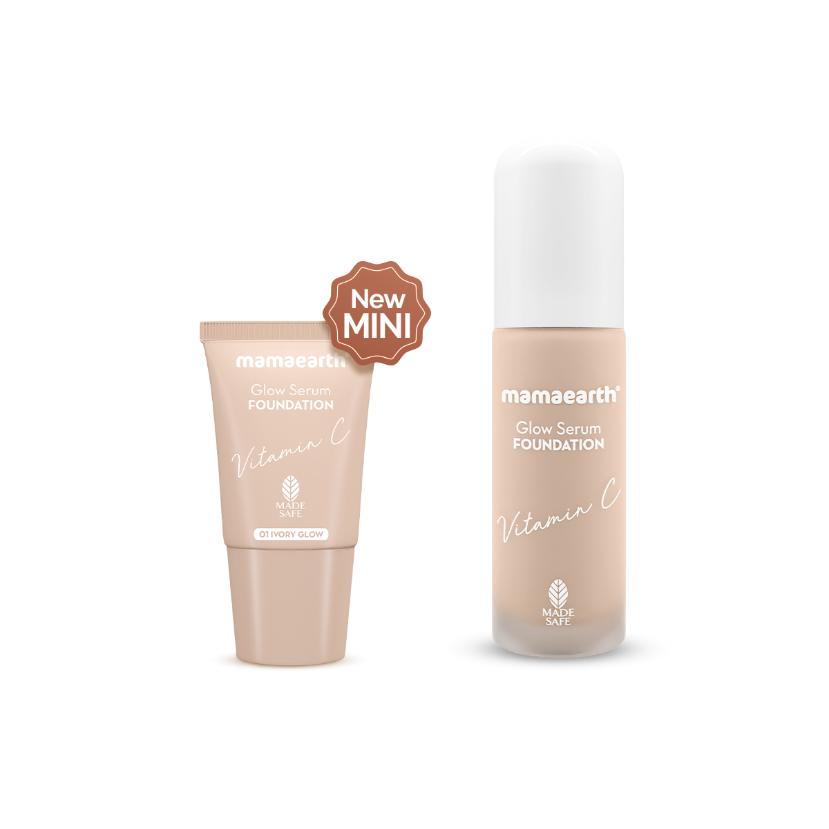 Mamaearth Glow Serum Foundation Mini Tube, Ivory Glow, 18ml - Image 9 - Buy from Indicrest