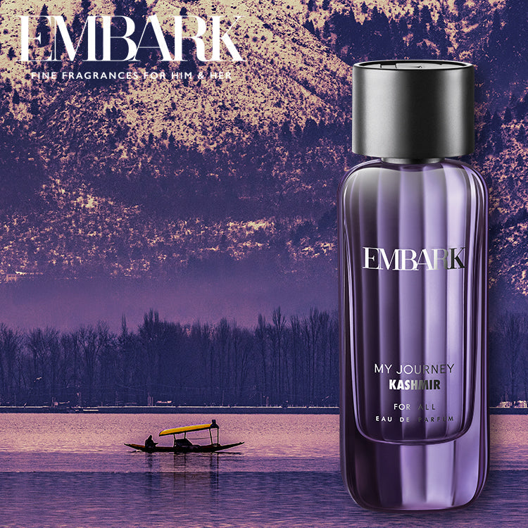 Embark Perfumes Journey Kashmir For All - Eau De Parfum (EDP) FLORAL - WOODY - OUD, 100 ml