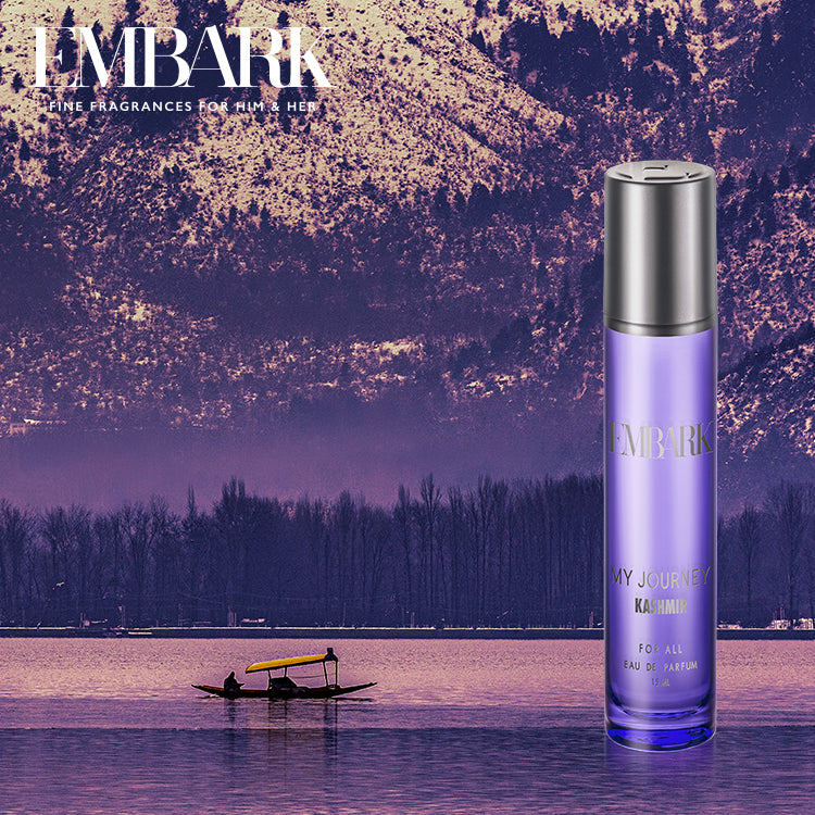Embark Perfumes Journey Kashmir For All - Eau De Parfum (EDP) FLORAL - WOODY - OUD, 15 ml