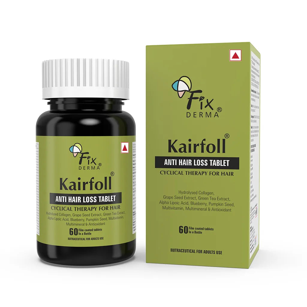 Fixderma Kairfoll Anti Hair Loss Tablet | Biotin Tablets to Stop Hair Loss & Thinning, 60 Tablets - Image 8 - Buy from Indicrest