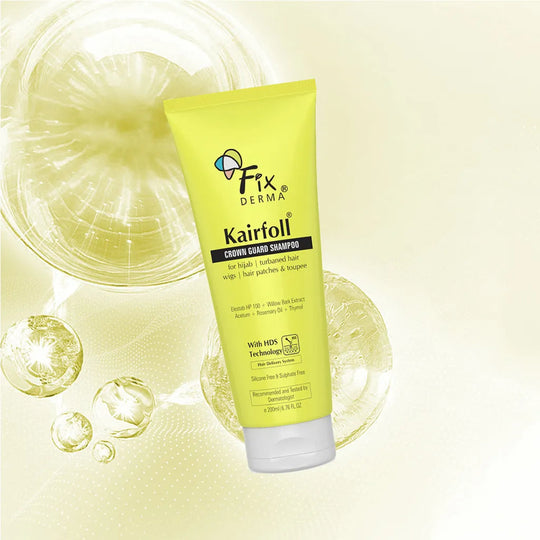 Fixderma Kairfoll Crown Guard Shampoo | Exfoliating Shampoo for Covered Hair and Scalp, 200ml - Buy from Indicrest