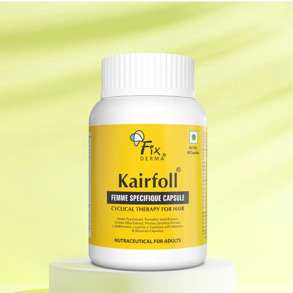 Fixderma Kairfoll Femme Specifique Capsule | Best Solution for Hair Fall due to Hormonal Changes, 60 Capsules - Image 7 - Buy from Indicrest