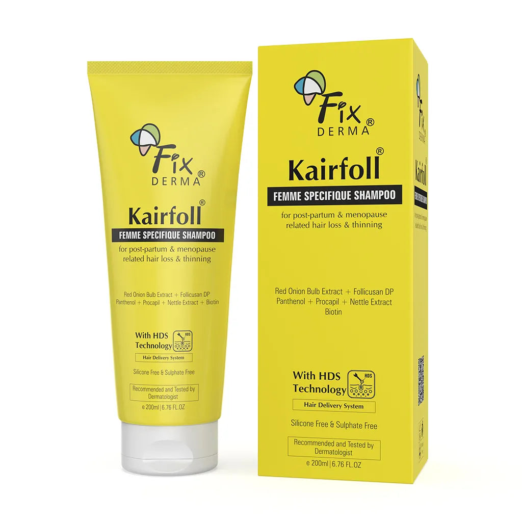 Fixderma Kairfoll Femme Specifique Shampoo | Shampoo For Menopause-Related Hair Loss, 200ml - Image 7 - Buy from Indicrest