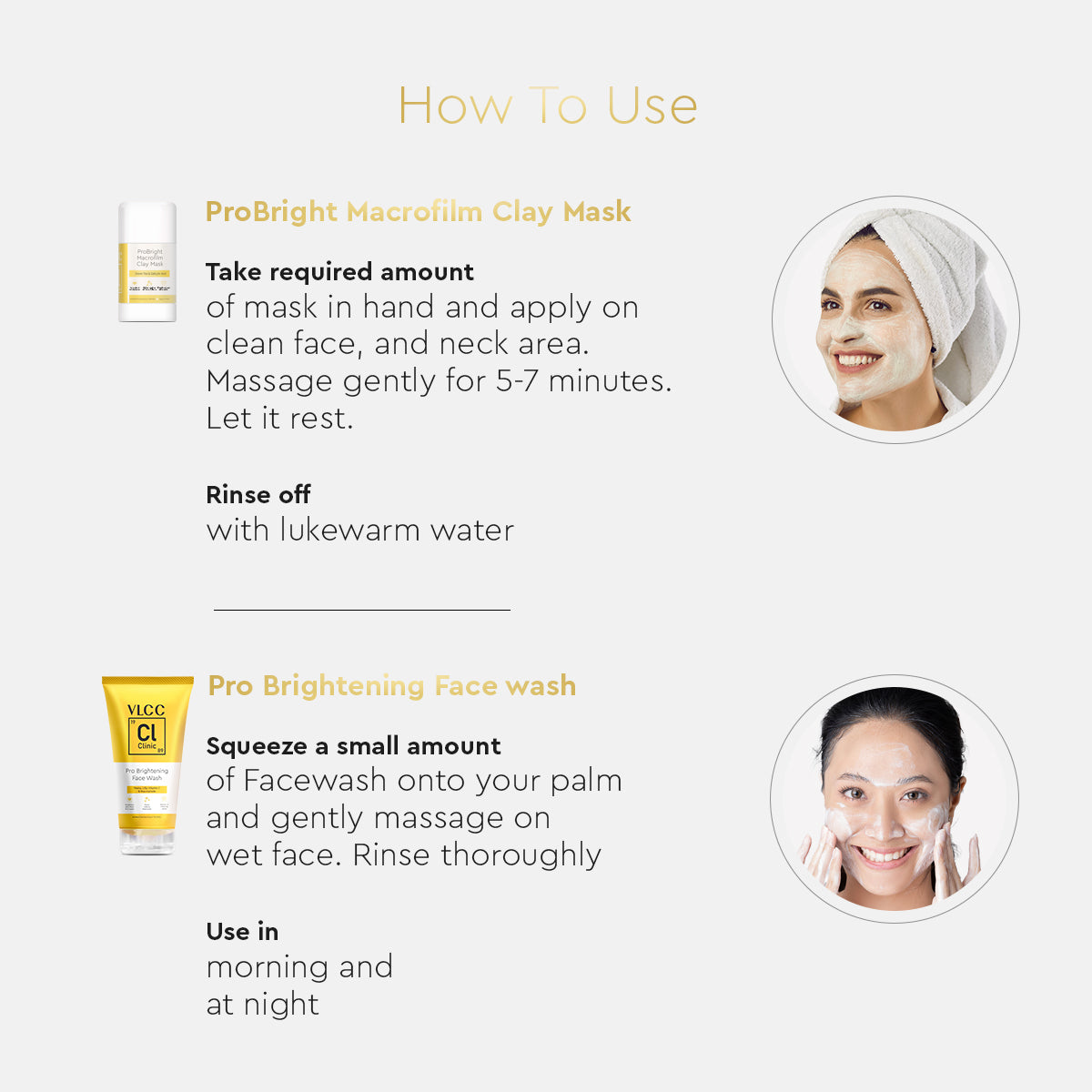 VLCC Keep It Bright Facewash and Clay Mask Combo - Image 6 - Buy from Indicrest