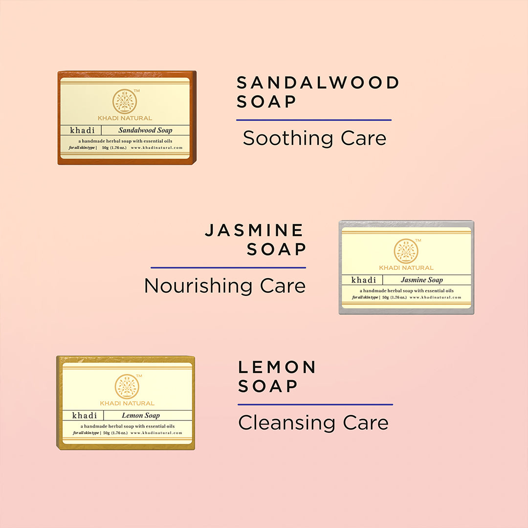 Khadi Natural Ayurvedic Soap Kit Combo Pack Of 6 – 50gm Each - Image 4 - Buy from Indicrest