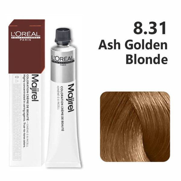 L'Oreal Professionnel Paris Majirel - 8.31 (Ash Golden Light Blonde) 49.5 g