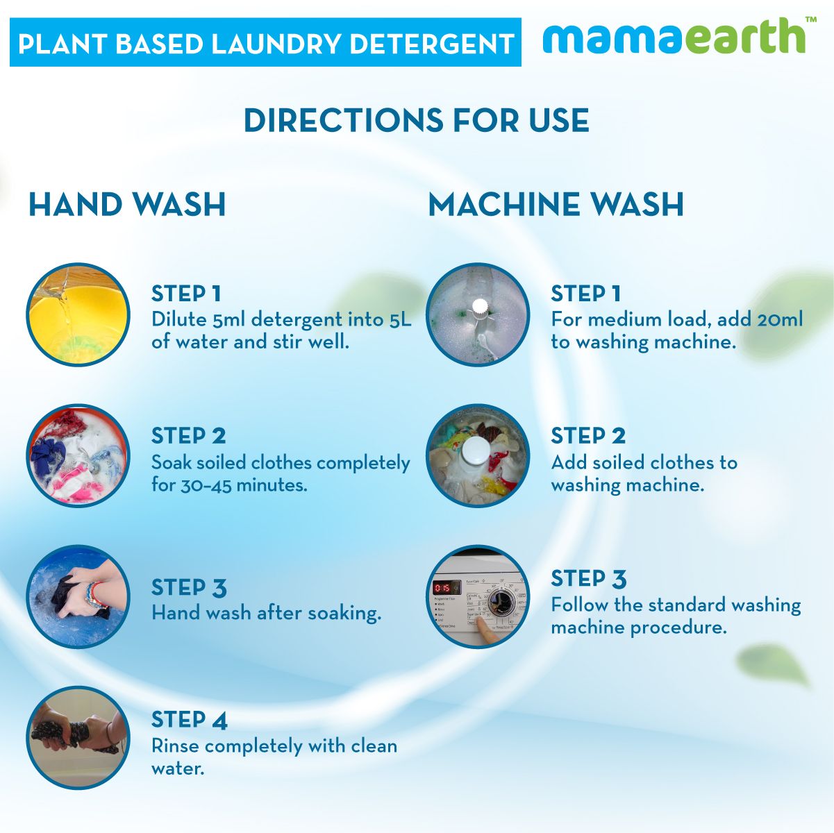 Mamaearth Plant based laundry detergent, 200ml - Image 9 - Buy from Indicrest