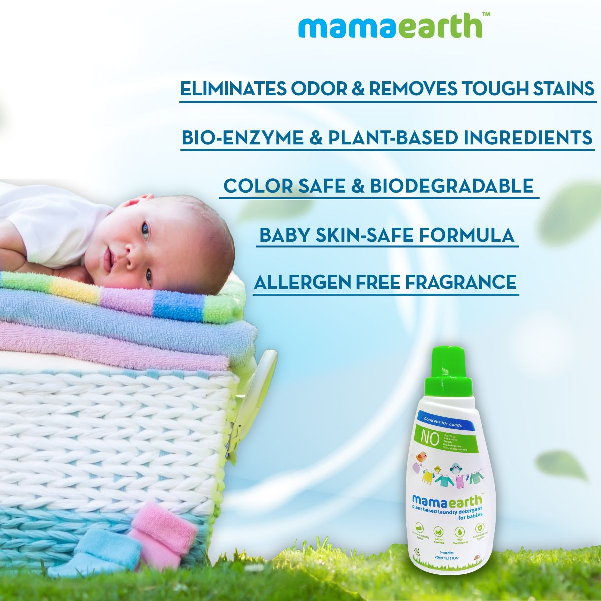 Mamaearth Plant based laundry detergent, 200ml - Image 4 - Buy from Indicrest