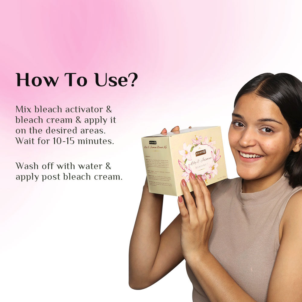 Richfeell Lily & Jasmine Bleach Kit 320 G Pack of 2 - Image 3 - Buy from Indicrest