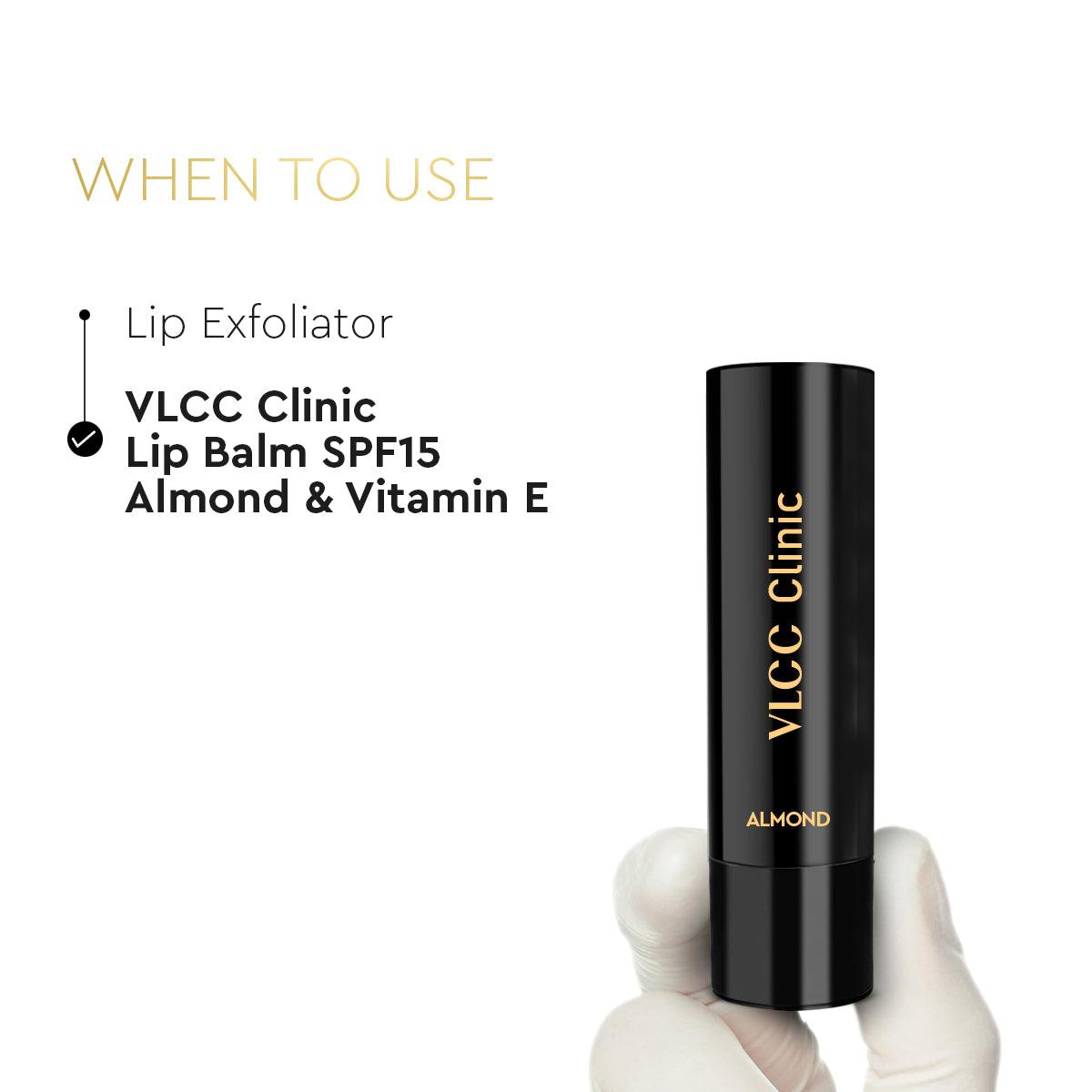 VLCC Lip Balm SPF15 Almond and Vitamin E - 4.5 g - Image 10 - Buy from Indicrest