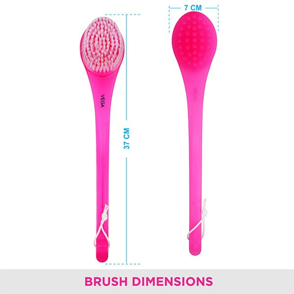 Vega Long Handle Bristle Bath Brush - BA-1/7