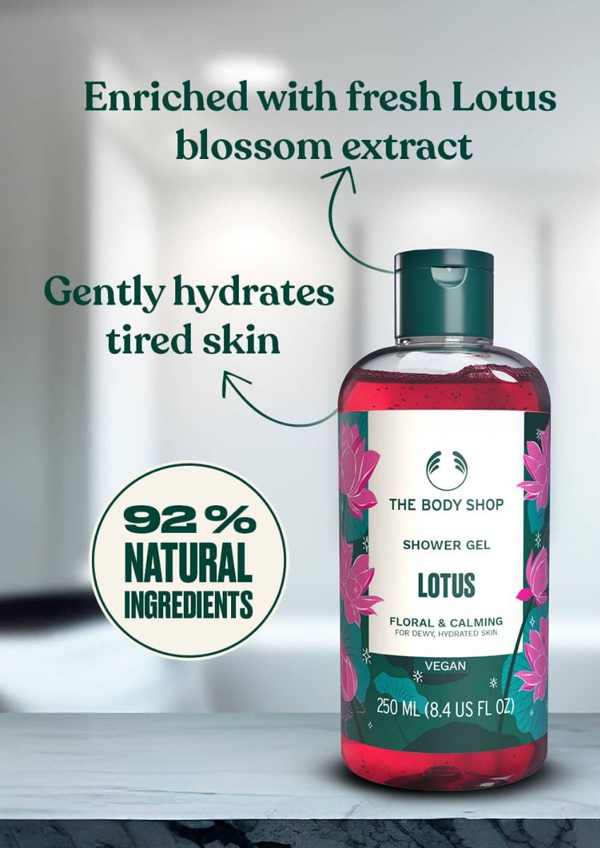 The Body Shop Lotus Shower Gel, 250ml