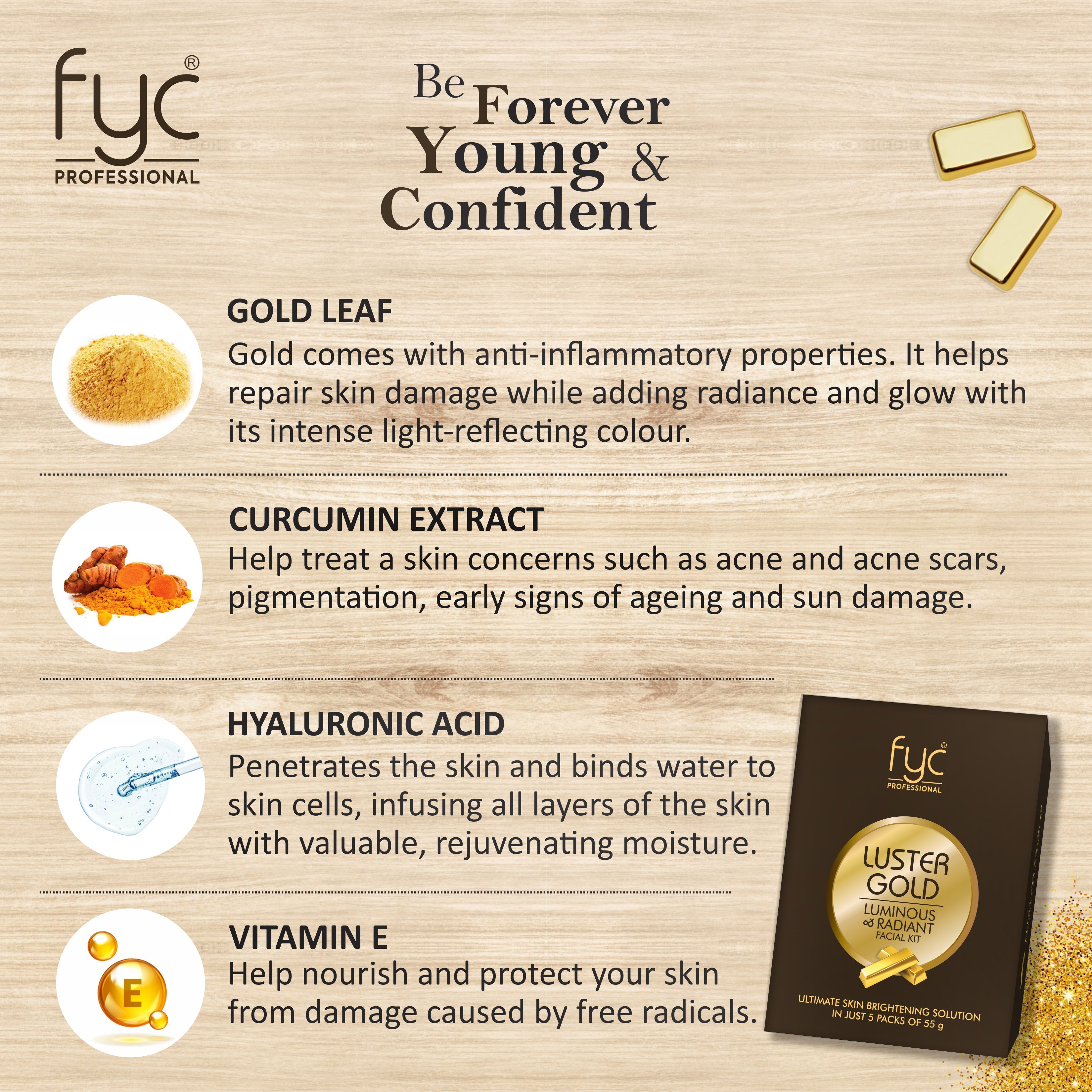 fyc-professional-luster-gold-pouch-facial-kit - Image 4 - Buy from Indicrest