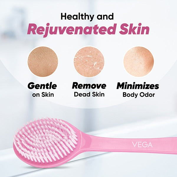 Vega Luxury Fine Massager Bath Brush - BA-1/1 N