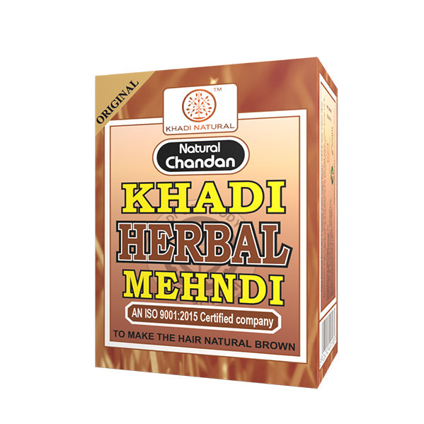 Khadi Natural Brown Mehndi for Hair - 75gm - Buy from Indicrest