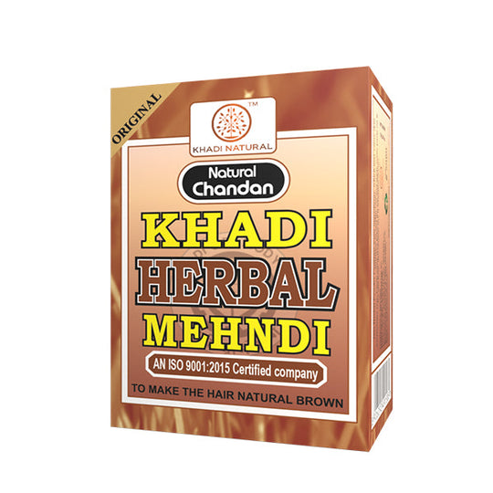 Khadi Natural Brown Mehndi for Hair - 75gm - Buy from Indicrest