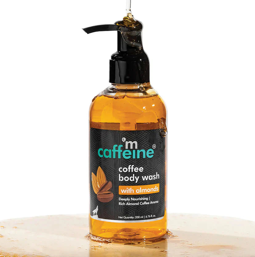 mCaffeine Almonds Body Wash 200ml - Indicrest