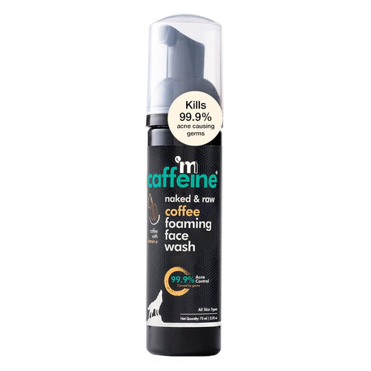 mCaffeine Cappuccino Foaming Face Wash 75ml - Indicrest Buy at Indicrest
