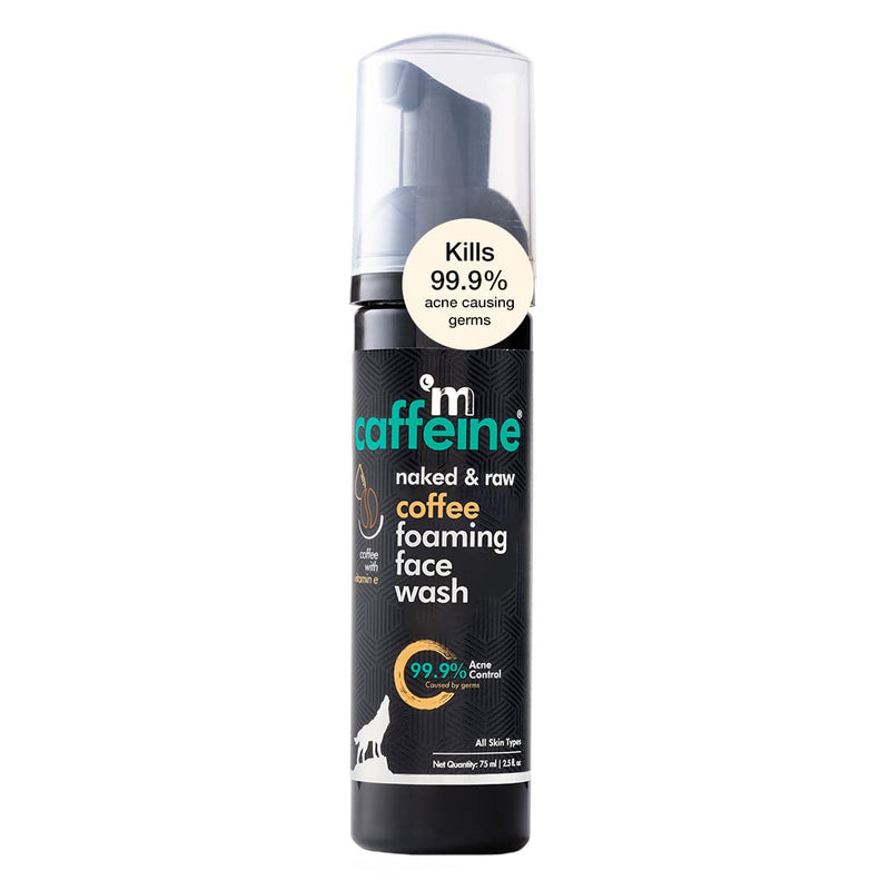 mCaffeine Cappuccino Foaming Face Wash 75ml - Indicrest Buy at Indicrest