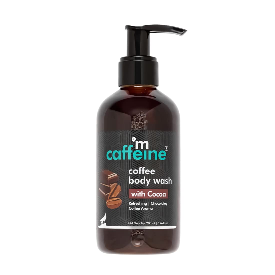 mCaffeine Cocoa Body Wash 200ml - Indicrest
