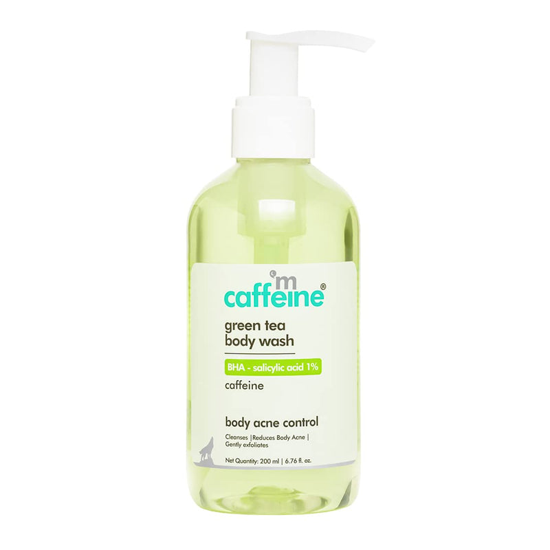 mCaffeine Green Tea BHA Salicylic 1% Body Wash - Indicrest Buy at Indicrest