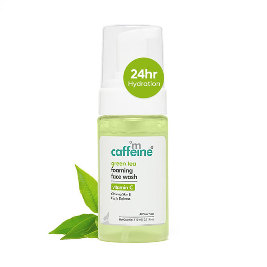 mCaffeine Green Tea Foaming Face Wash - Indicrest Buy at Indicrest