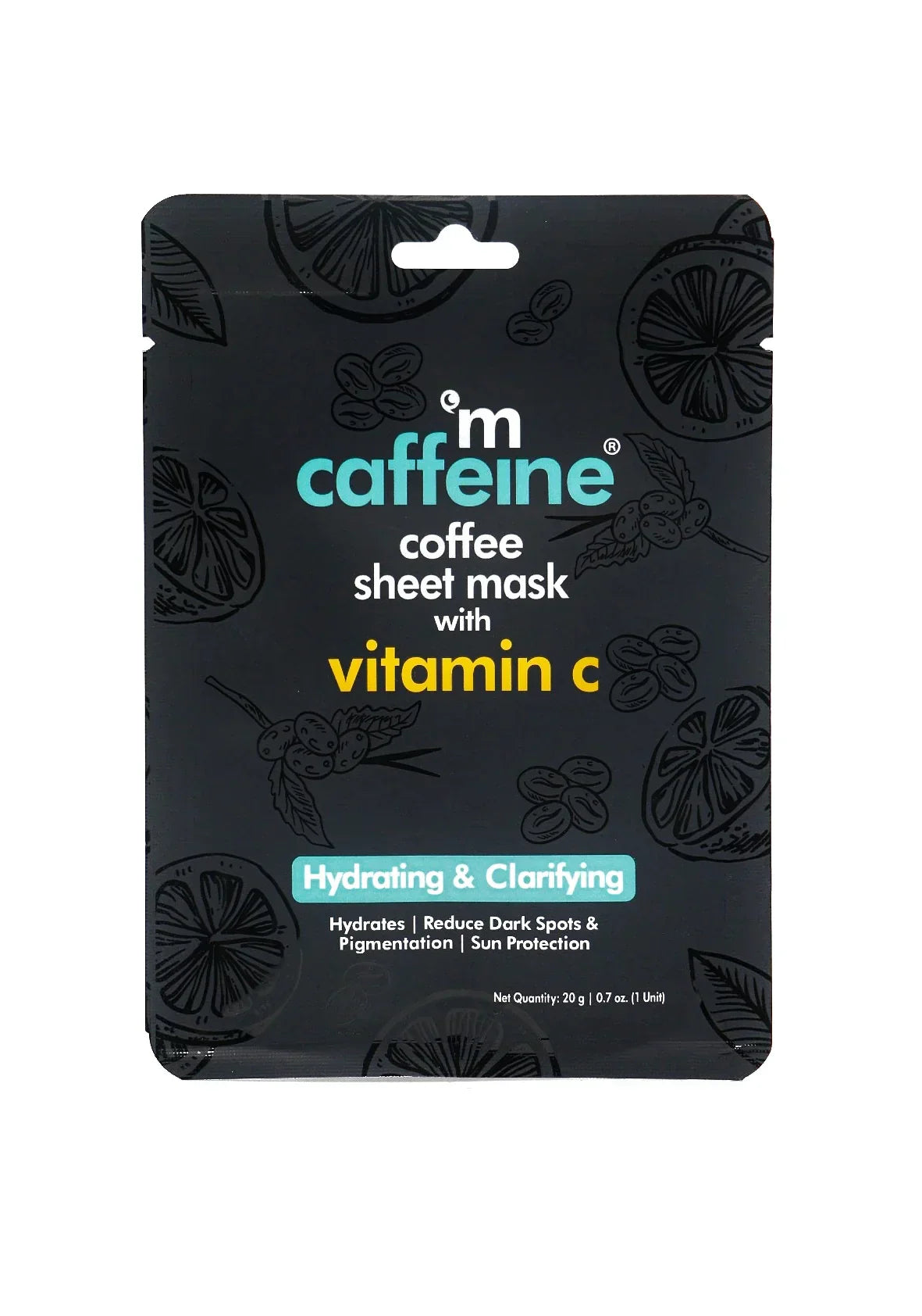 mCaffeine Green Tea Vitamin C Sheet Mask - Indicrest