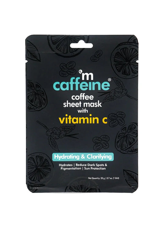 mCaffeine Green Tea Vitamin C Sheet Mask - Indicrest Buy at Indicrest