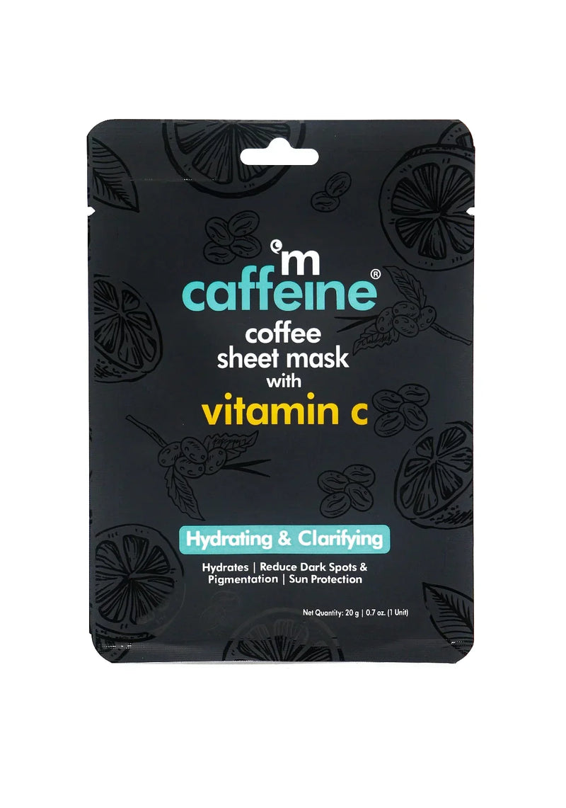mCaffeine Green Tea Vitamin C Sheet Mask - Indicrest Buy at Indicrest