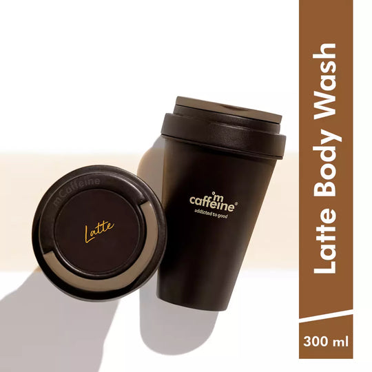 mCaffeine Latte Body Wash (300 ml) - Indicrest Buy at Indicrest